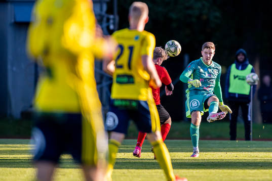 Ängelholms målvakt Robin Streifert