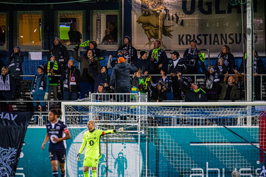 Spectators in the stands