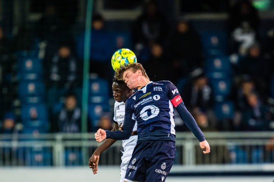 Pa Momodou Konate of Rosenborg and Sondre Sørli of