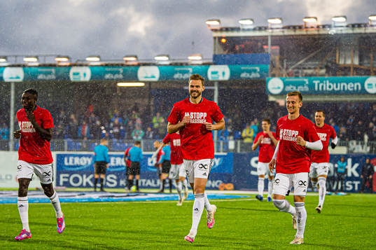 Pa Momodou Konate, Holmar Örn Eyjolfsson and Erlend Dahl