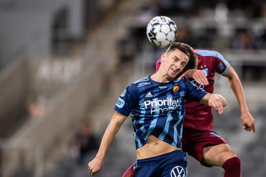 Djurgårdens Haris Radetinac och Malmö FFs Anel Ahmedhodzic