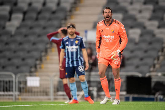 under fotbollsmatchen i Allsvenskan mellan Djurgården och