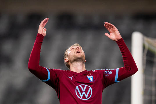 Malmö FFs Ola Toivonen deppar