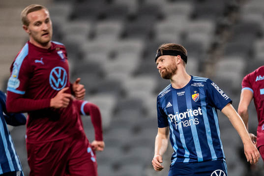 Djurgårdens Jacob Une Larsson deppar