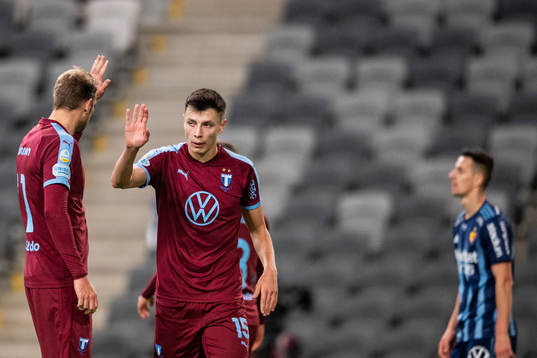 Malmö FFs Ola Toivonen och Anel Ahmedhodzic