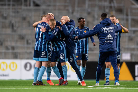Djurgårdens Elliot Käck, Kalle Holmberg, Magnus Eriksson