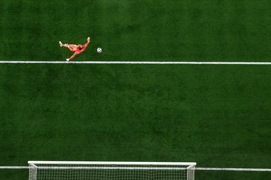 Djurgårdens målvakt Tommi Vaiho släpper in 0-1