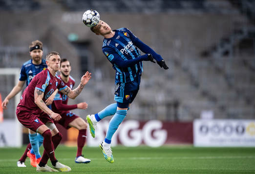 Malmö FFs Sören Rieks och Djurgårdens Fredrik Ulvestad