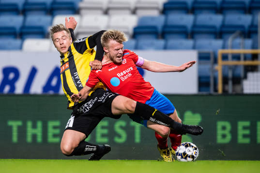 Häckens Alexander Söderlund och Helsingborgs Andreas