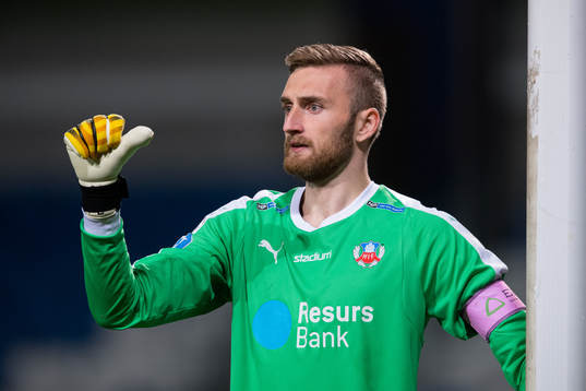Helsingborgs målvakt Alexander Nilsson