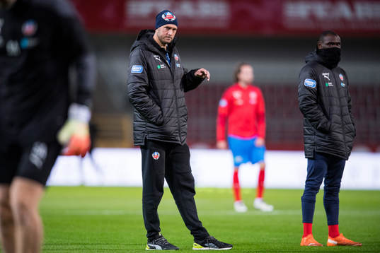 Helsingborgs Andreas Granqvist och Ravy Tsouka Dozi