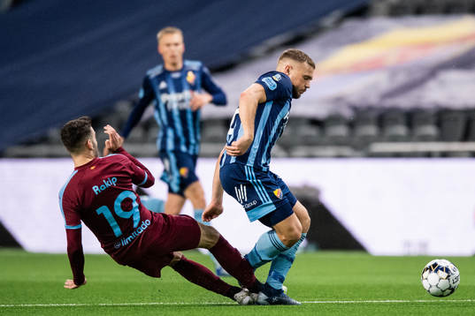 Malmö FFs Erdal Rakip och Djurgårdens Jesper Karlström