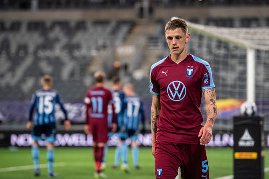 Malmö FFs Sören Rieks deppar