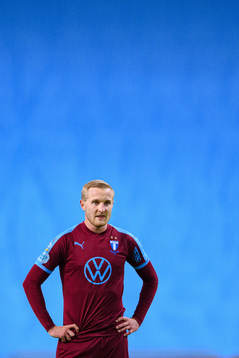 Malmö FFs Franz Brorsson deppar