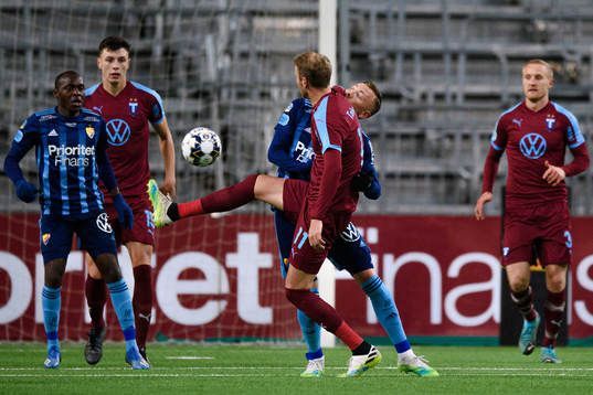 Djurgårdens Fredrik Ulvestad och Malmö FFs Ola Toivonen