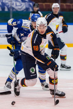 Djurgårdens Dominik Bokk och Leksands Nils Åman