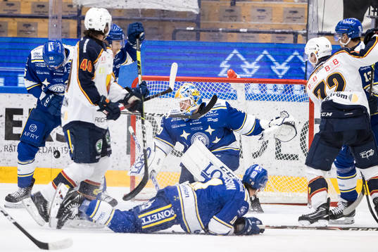 Leksands målvakt Janne Juvonen