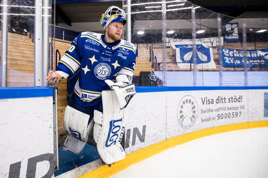 Leksands målvakt Janne Juvonen utsedd till matchens krigare