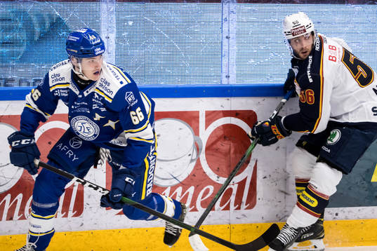 Leksands Nils Åman och Djurgårdens Robin Norell