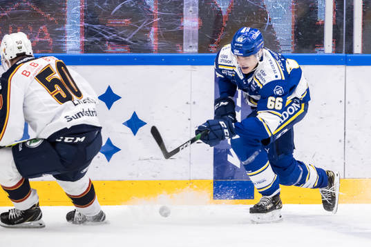 Leksands Nils Åman och Djurgårdens Tobias Ekberg