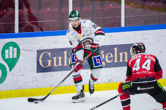 Frölundas Johan Sundström och Malmö Redhawks Jesper