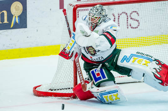 Frölundas målvakt Niklas Rubin