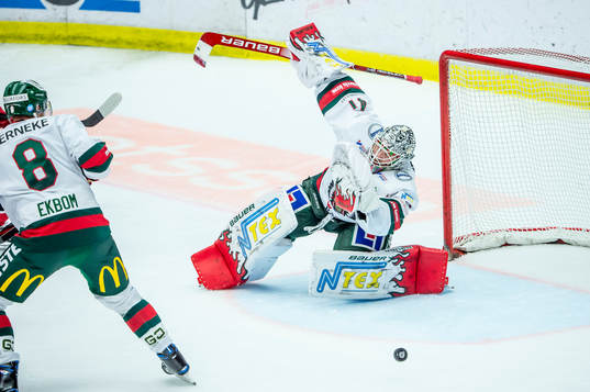 Frölundas målvakt Niklas Rubin