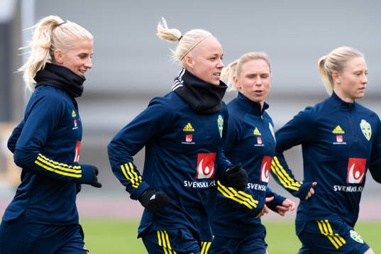 Sofia Jakobsson and Caroline Seger