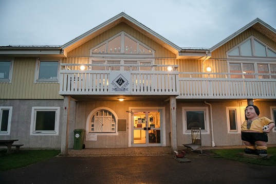 Klubbhuset på Sjövallens IP