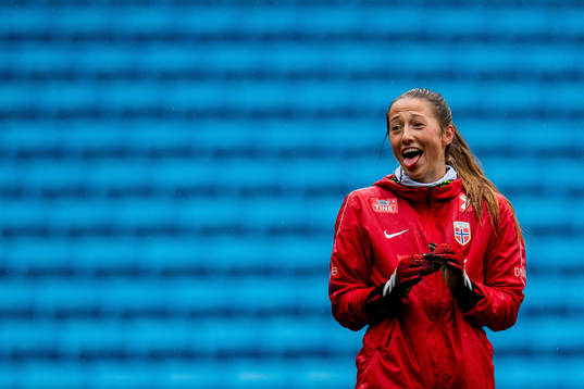 Goalkeeper Cecilie Fiskerstrand of the Norwegian women’s