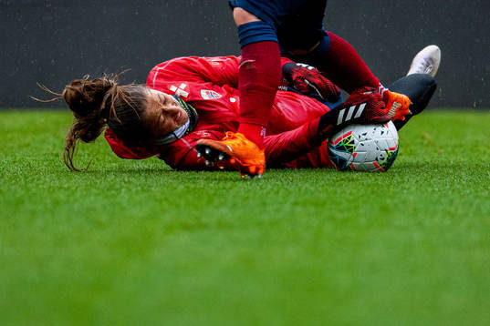 Goalkeeper Cecilie Fiskerstrand of the Norwegian women’s