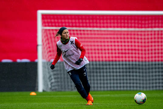Kristine Minde of the Norwegian women’s national football