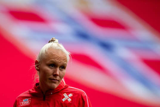 Maria Thorisdottir of the Norwegian women’s national