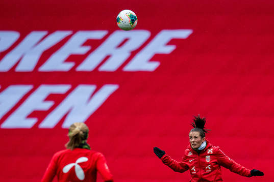 Tuva Hansen of the Norwegian women’s national football