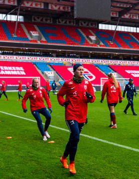 Kristine Minde of the Norwegian women’s national football
