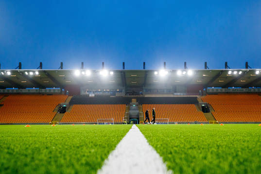 Iver Arena innan fotbollsmatchen i Superettan  mellan