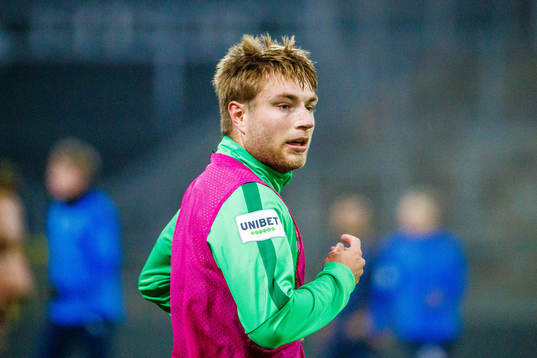 Västerås Michael Jahn innan fotbollsmatchen i Superettan