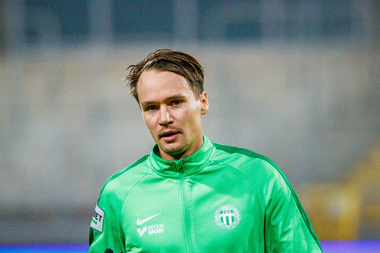 Västerås Viktor Prodell innanfotbollsmatchen i Superettan