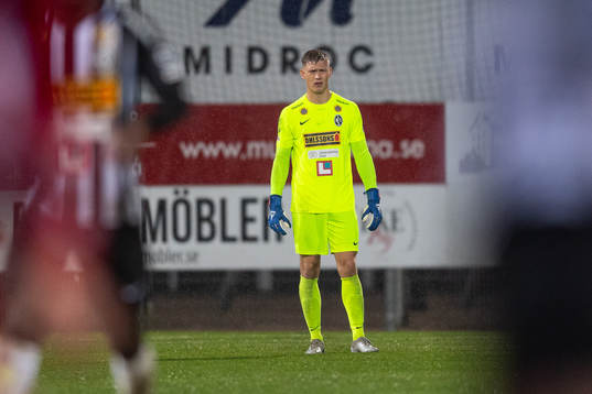 Landskronas målvakt Philip Mårtensson