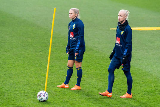 Jonna Andersson and Caroline Seger