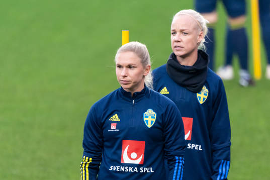 Jonna Andersson and Caroline Seger