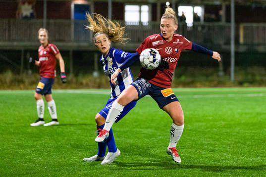 Örgrytes Matilda Östergaard och IFK Göteborgs Novalie