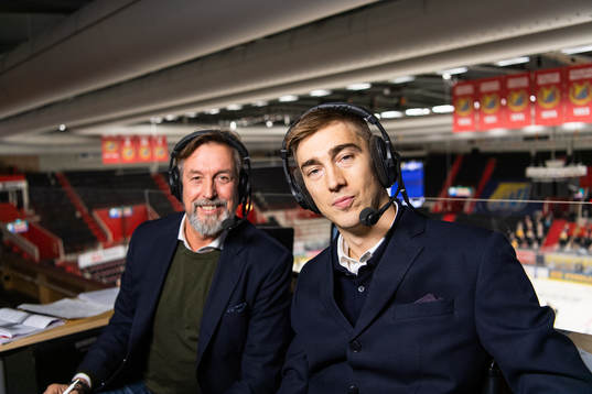s kommentatorer Åke Unger och Tobias Forsberg