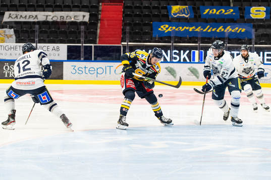 Södertäljes Nick Olesen och Karlskogas Wilhelm Westlund