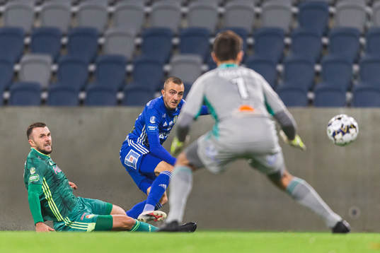 Sundsvalls Dennis Olsson gör 0-1