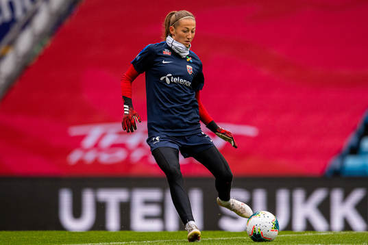 Goalkeeper Cecilie Fiskerstrand of the Norwegian women’s