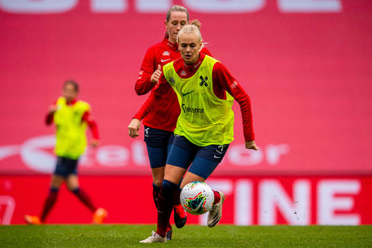 Elisabeth Terland and Karina Sævik of the Norwegian