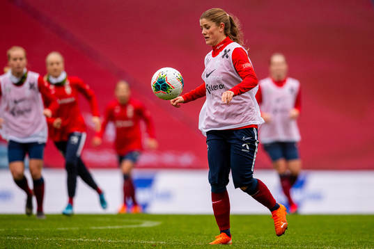 Maren Mjelde of the Norwegian women’s national football