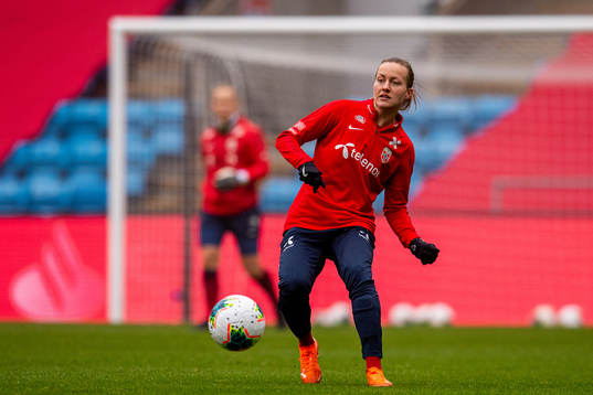 Kristine Minde of the Norwegian women’s national football