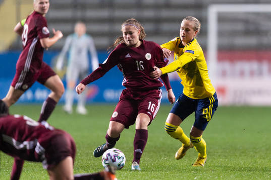 Ligita Tumane of Latvia and Filippa Curmark of Sweden